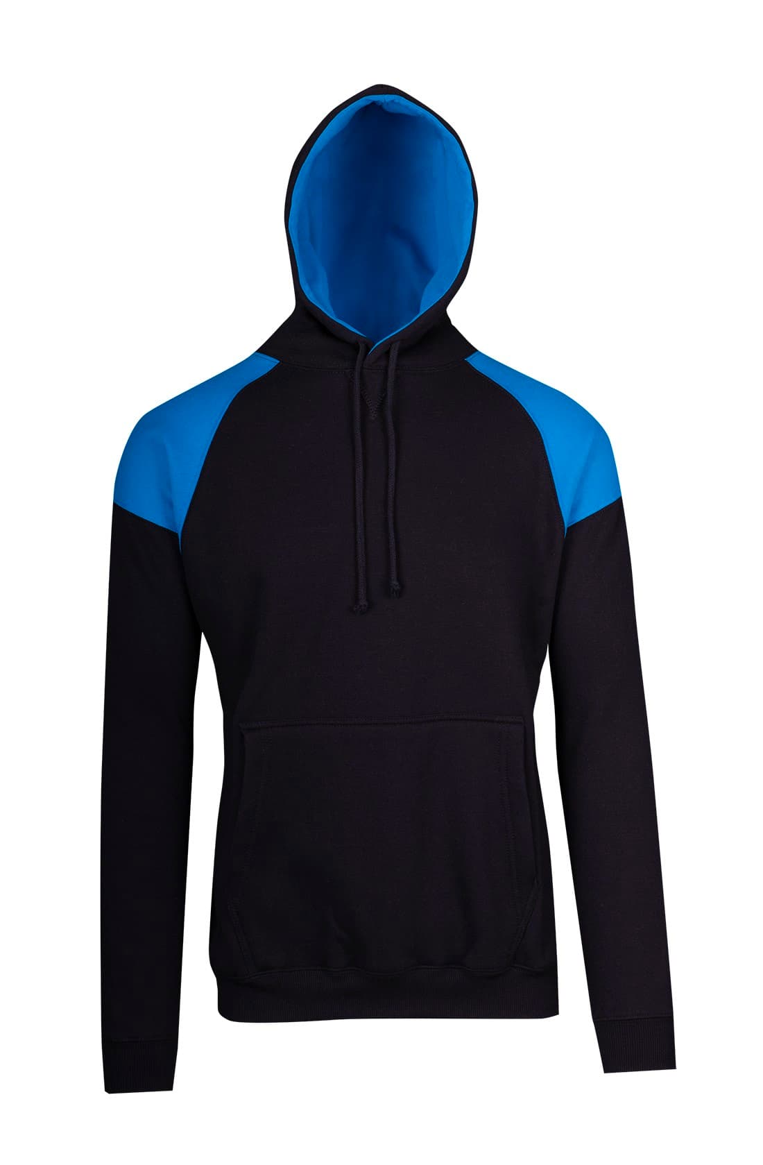 Mens Shoulder Contrast Panel Hoodie — view 1
