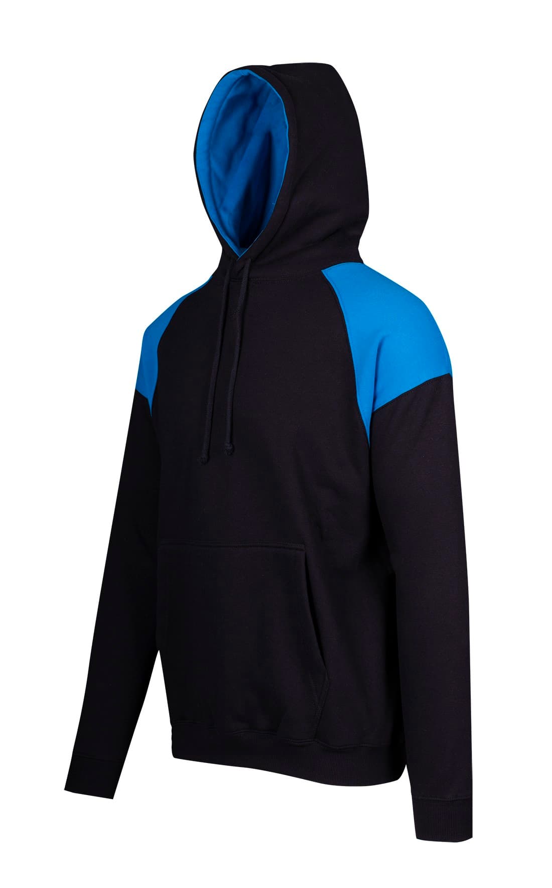 Mens Shoulder Contrast Panel Hoodie thumbnail 3