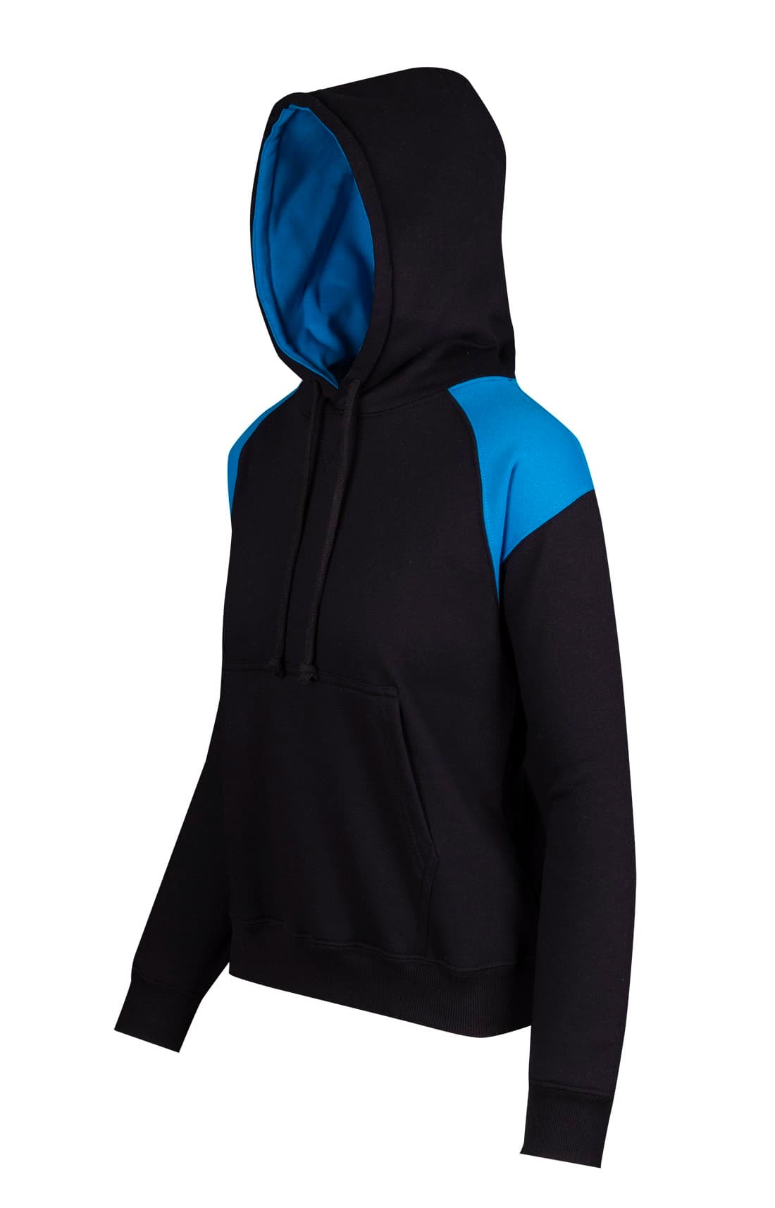 Womens/Juniors  Shoulder Contrast Panel Hoodie thumbnail 3