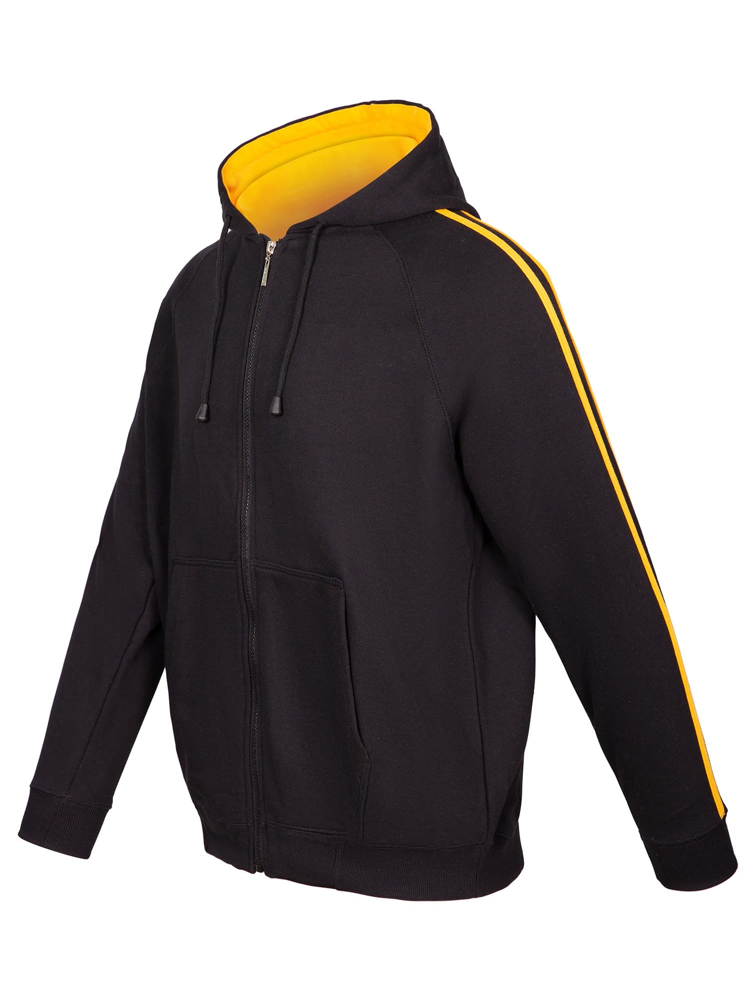 Mens Unbrushed Stripe  Sleeve Hoodie thumbnail 3