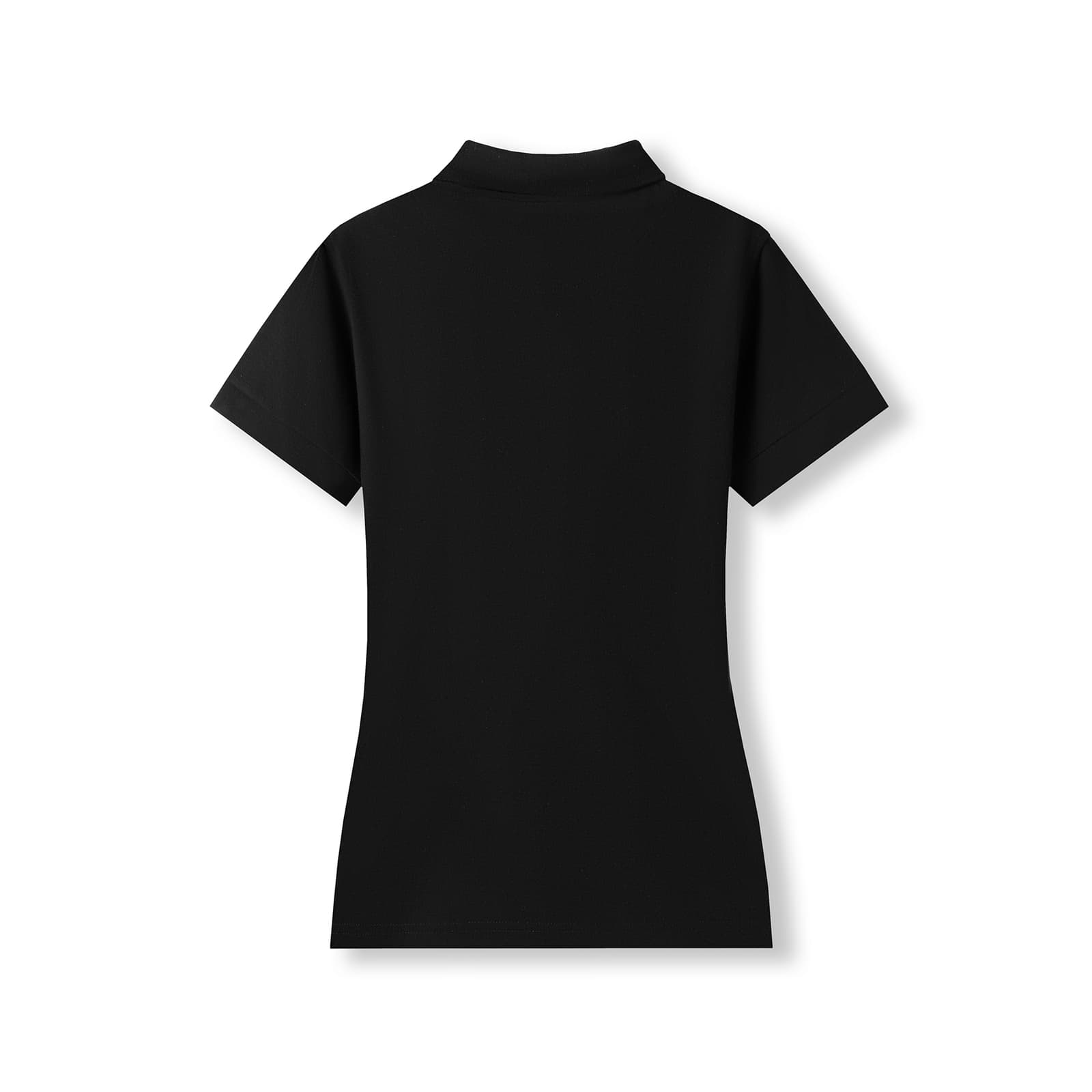 Womens 100% Cotton Pique Knit Polo thumbnail 2