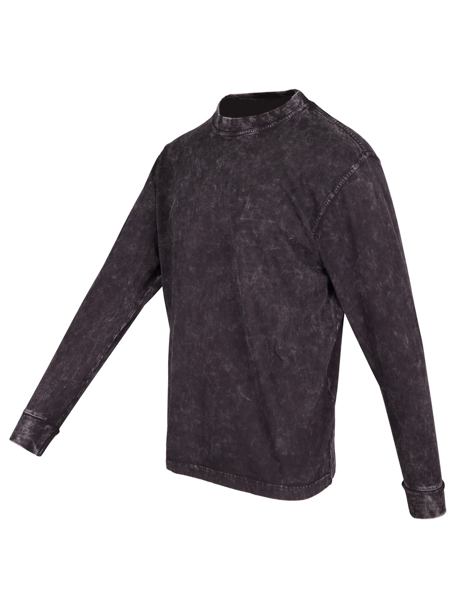 Men's / Unisex Stone Wash Long Sleeve T-shirt thumbnail 3
