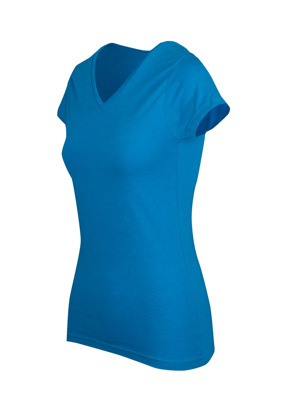 Womens Marl V-neck T-shirt thumbnail 3