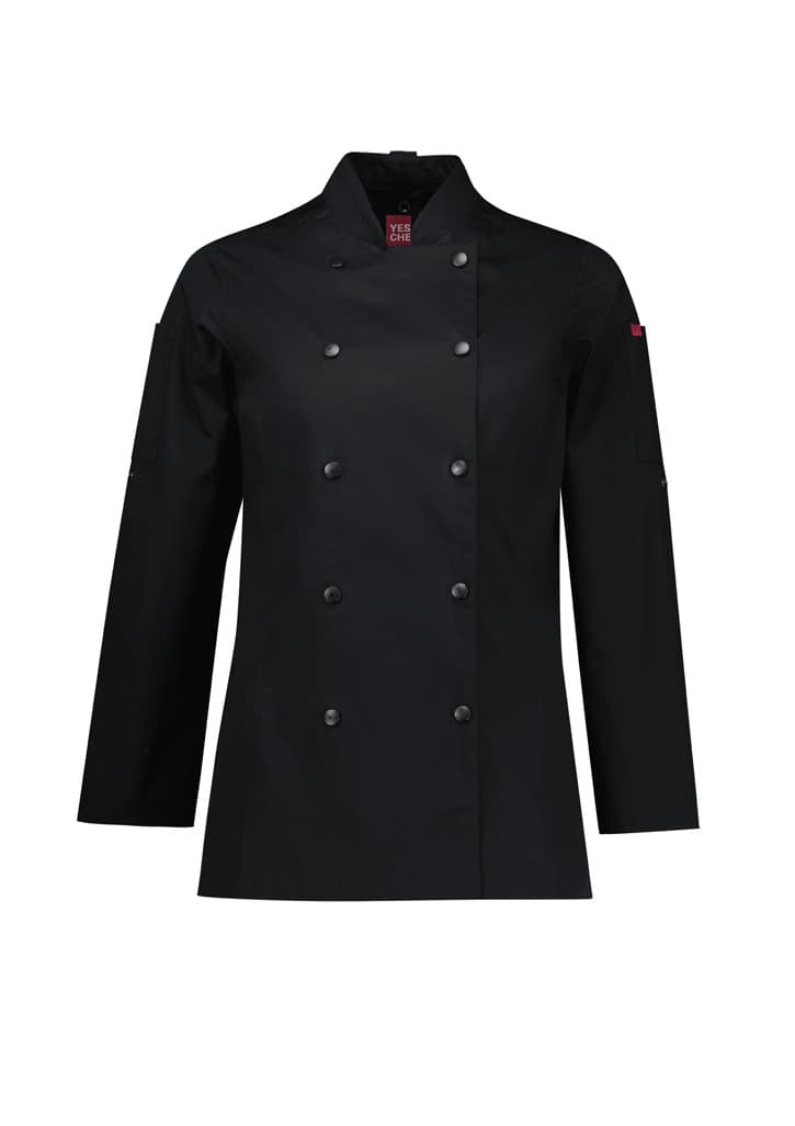 Gusto Womens Long Sleeve Chef Jacket — view 1