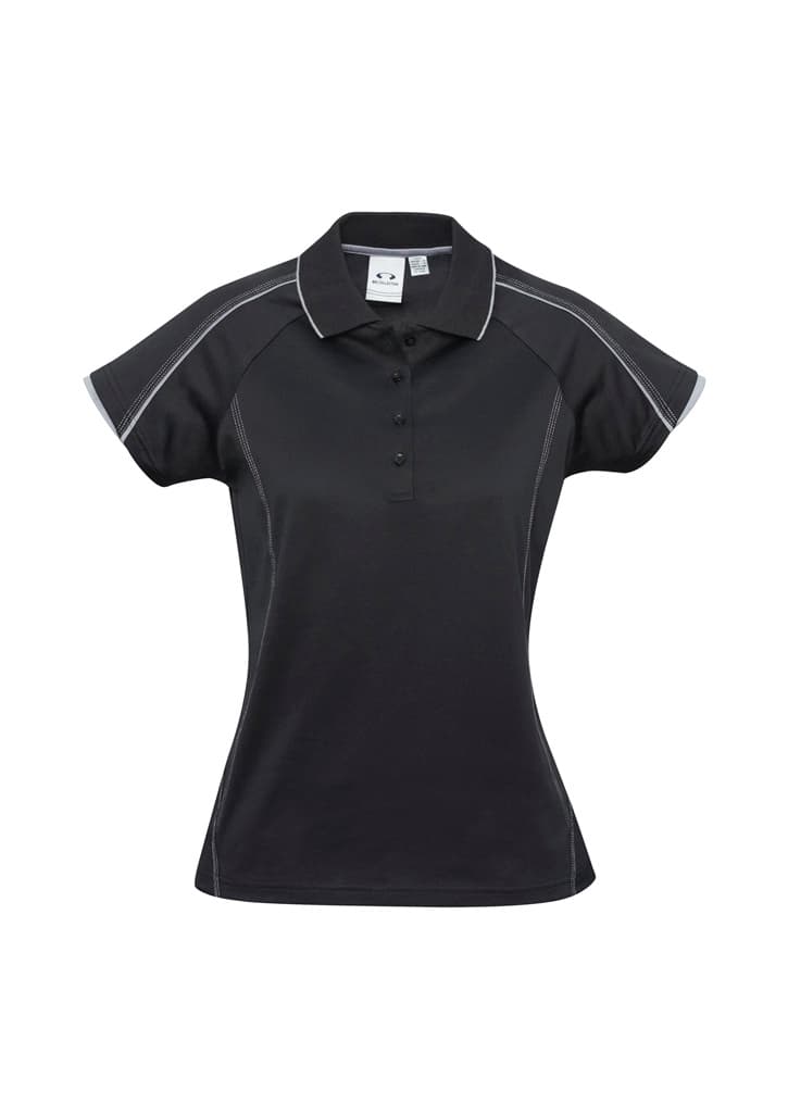 Womens Blade Short Sleeve Polo — view 1