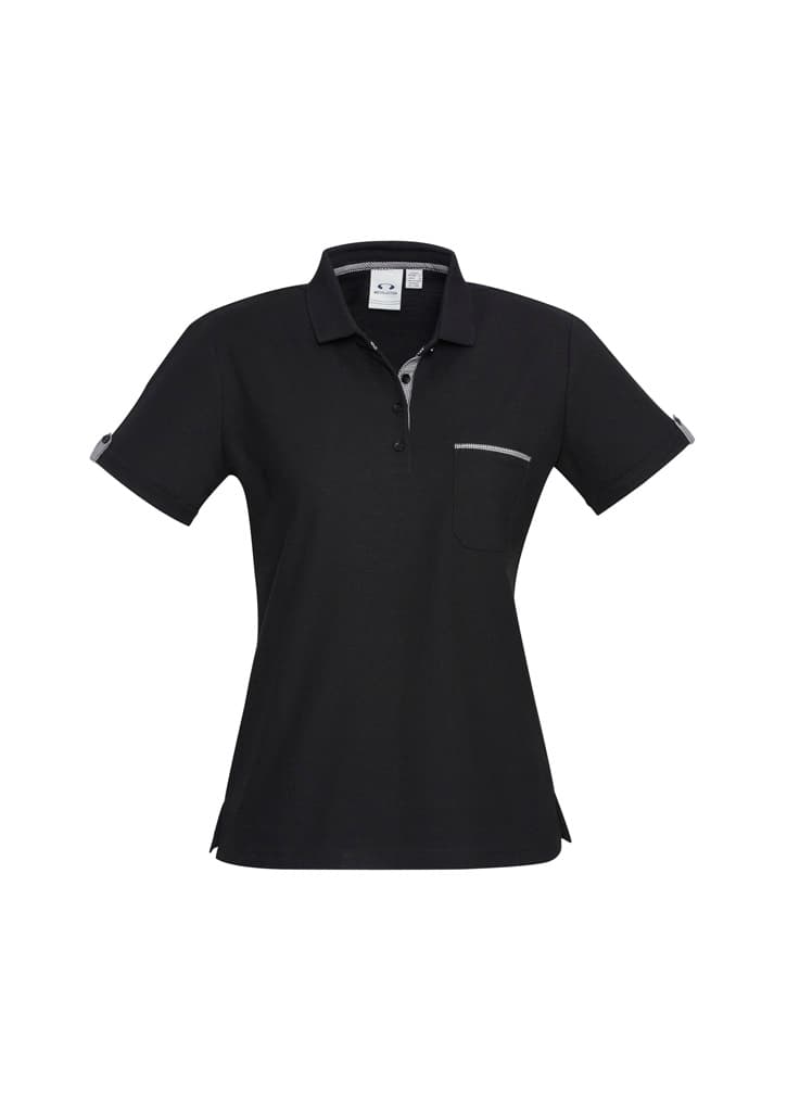 Womens Edge Short Sleeve Polo — view 1