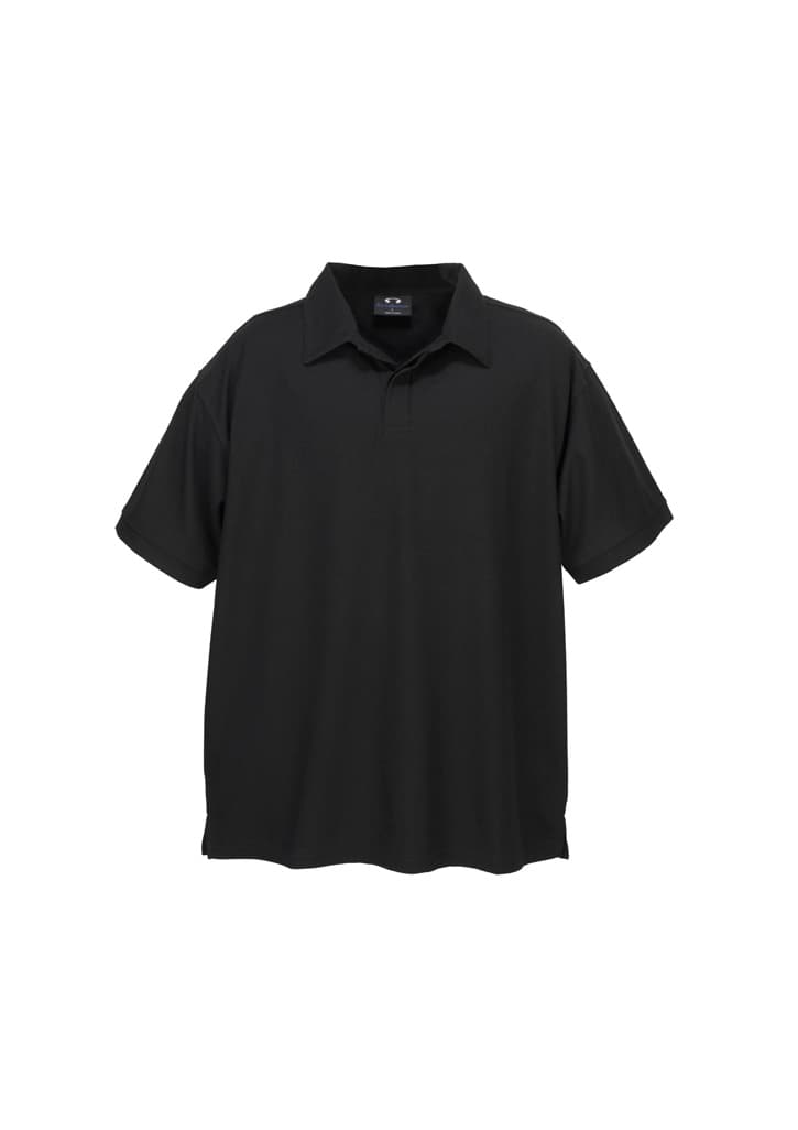 Mens Micro Waffle Short Sleeve Polo — view 1