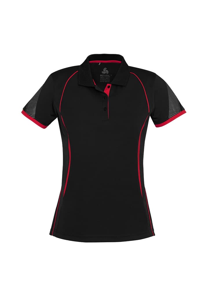 Womens Razor Short Sleeve Polo — view 1