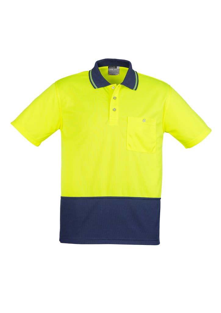 Unisex Hi Vis Basic Short Sleeve Polo — view 1