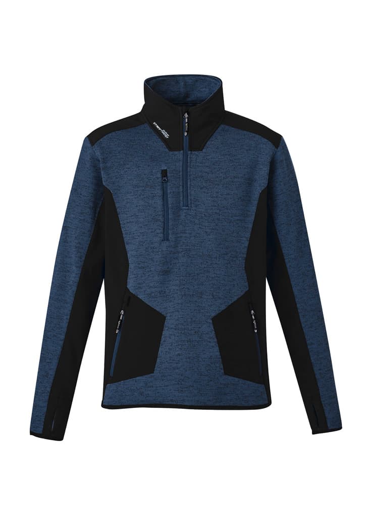 Unisex Streetworx Reinforced Knit 1/2 Zip Pullover — view 1