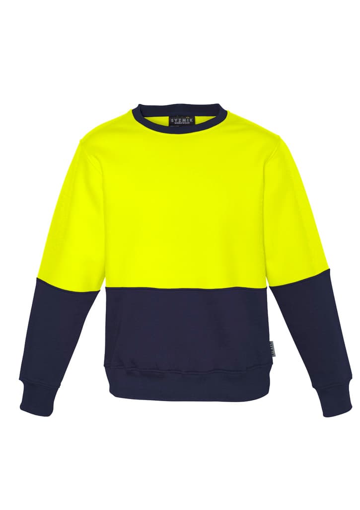 Unisex Hi Vis Crew Sweatshirt — view 1