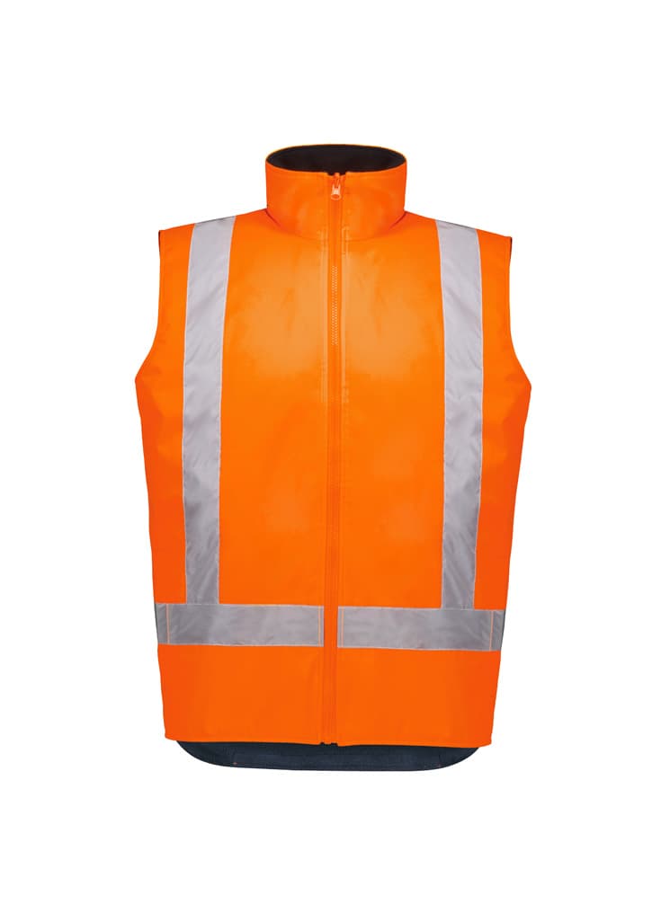 Unisex Hi Vis Waterproof Reversible Vest — view 1
