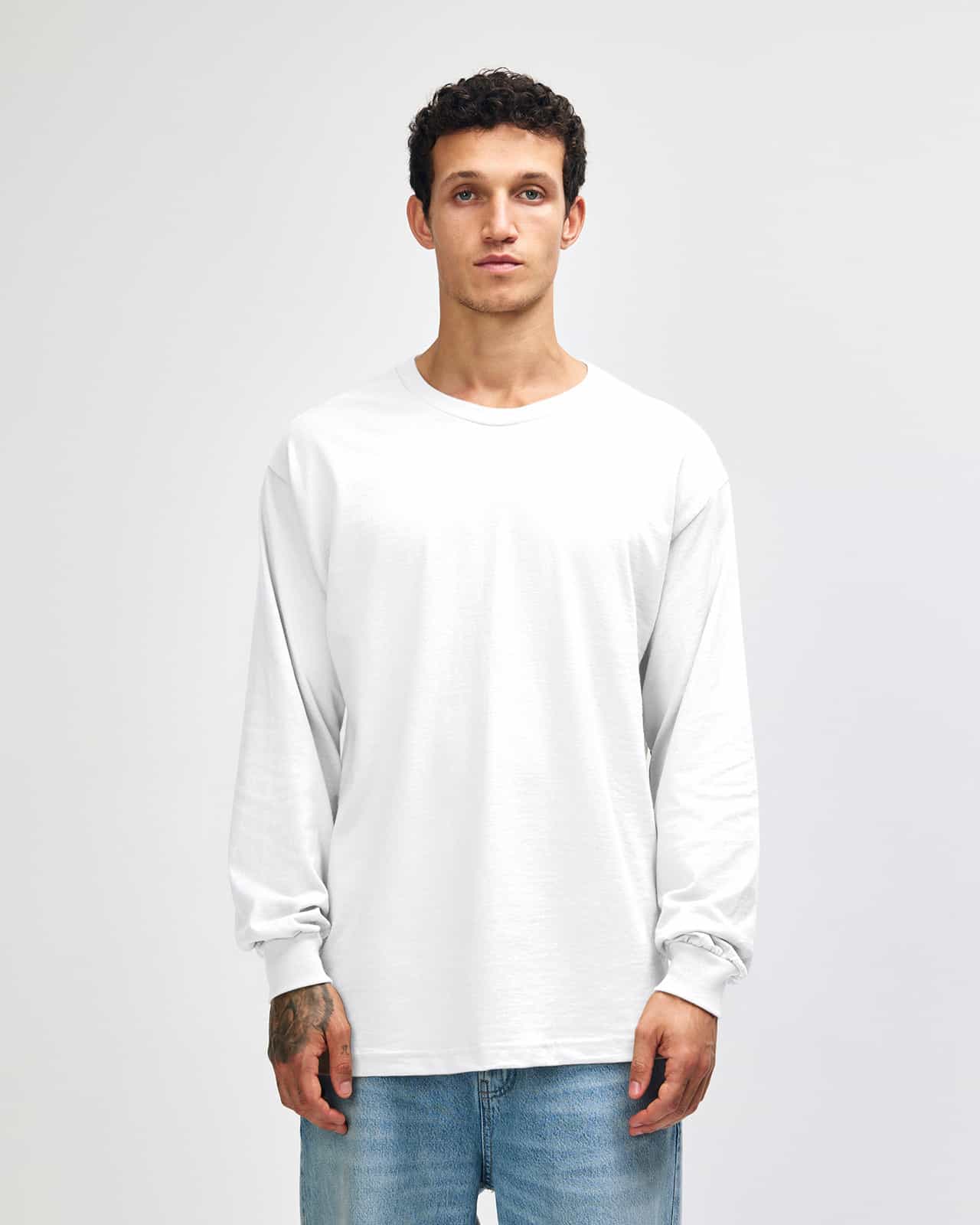 American Apparel Heavyweight Cotton Unisex Long Sleeve T-shirt