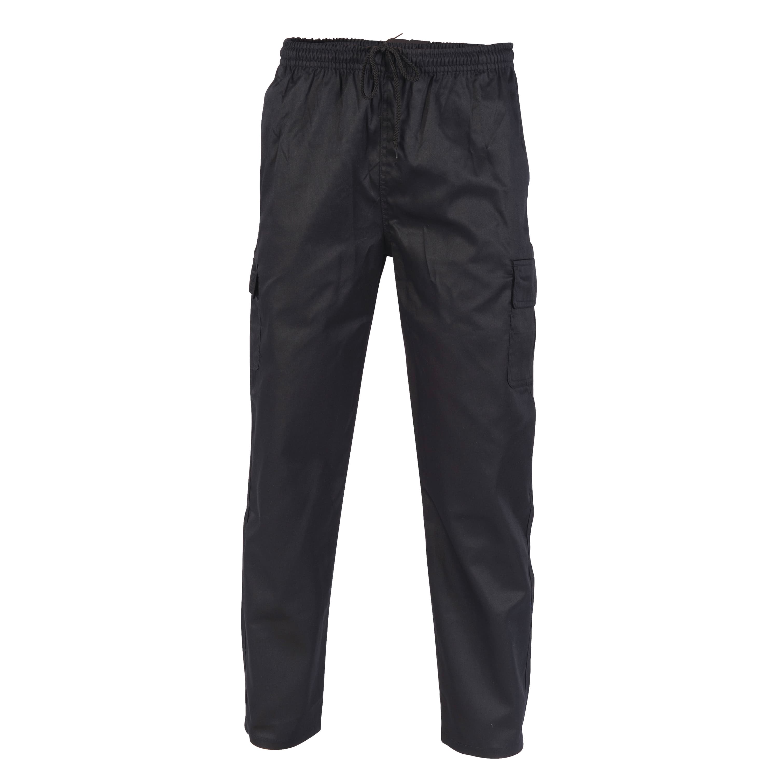 Drawstring Poly Cotton Cargo Pants — view 1