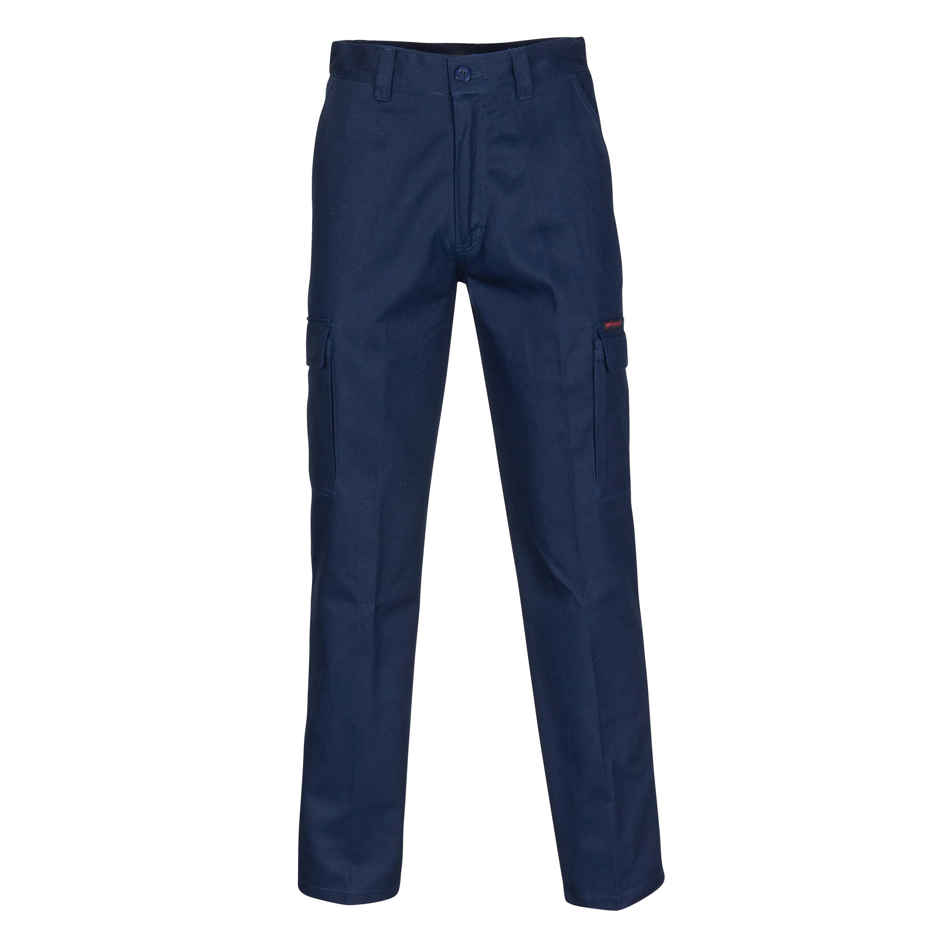 Middle Weight Cotton Double Slant Cargo Pants — view 1