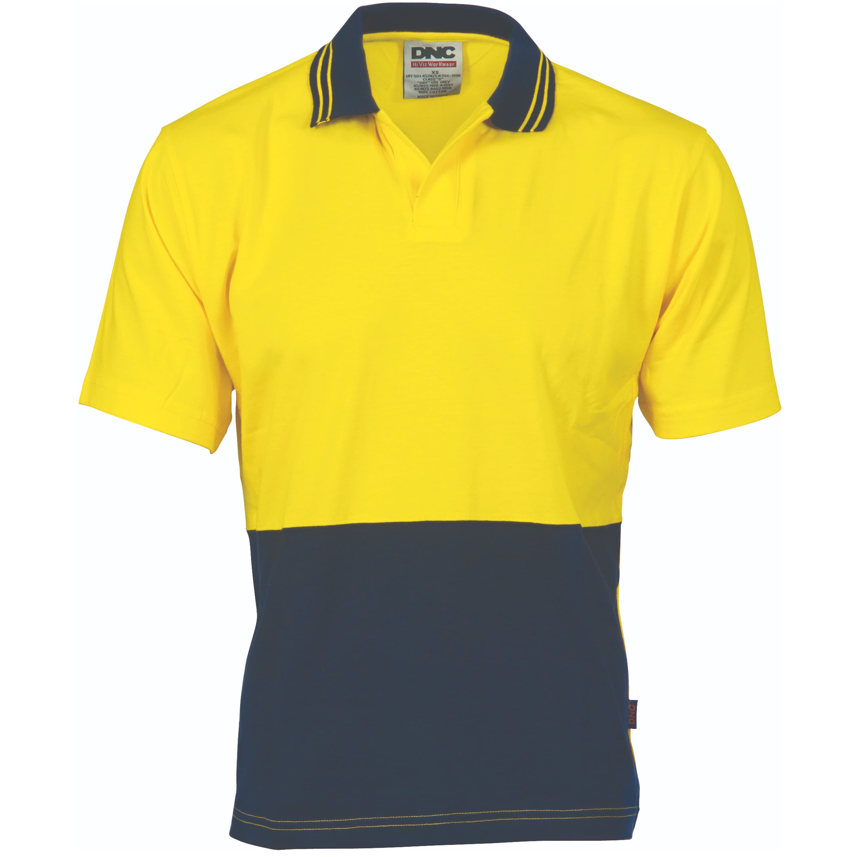 Hivis Cool Breeze Cotton Jersey Food Industry Polo - Short Sleeve — view 1