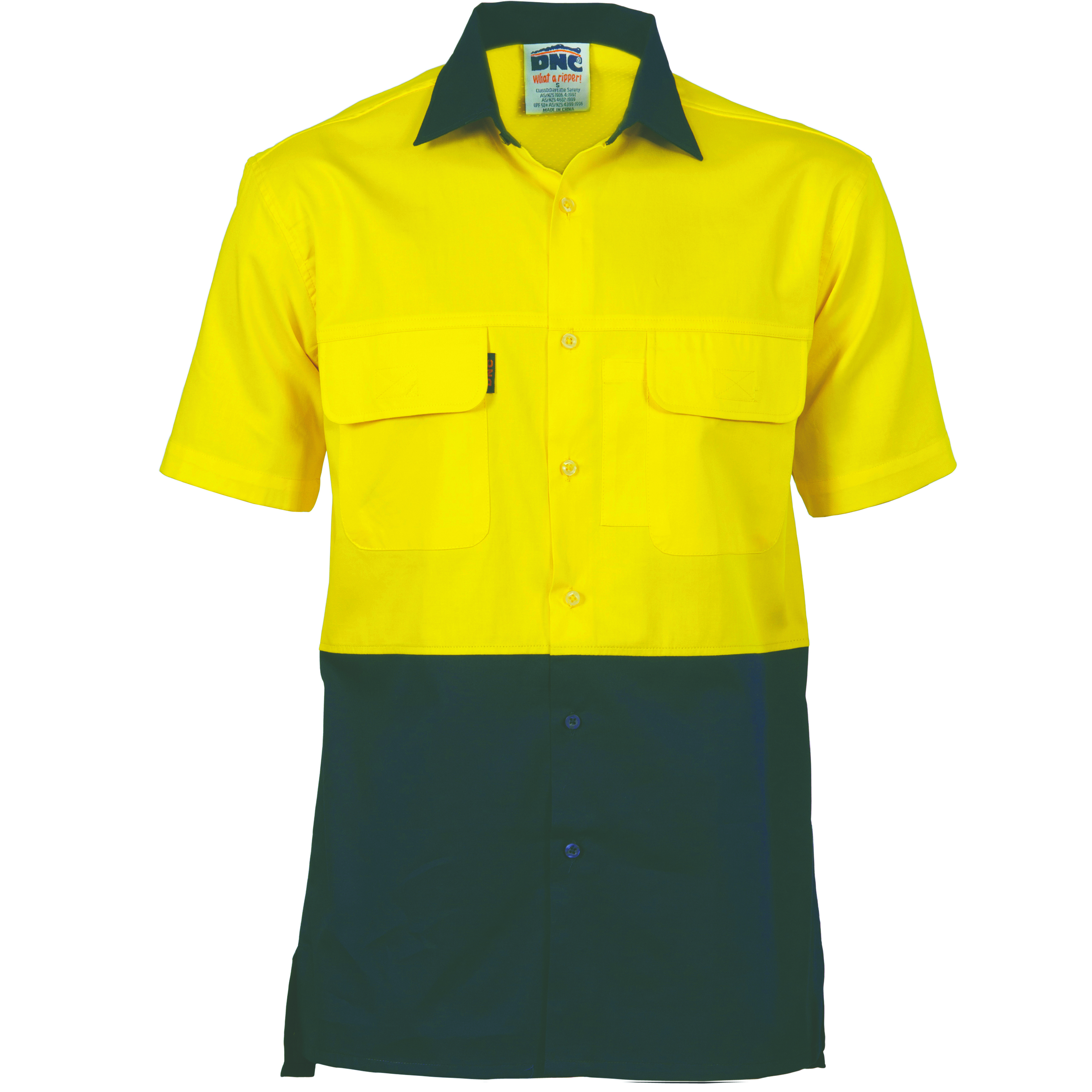 HiVis 3 Way Cool-Breeze Cotton Shirt -
short sleeve — view 1