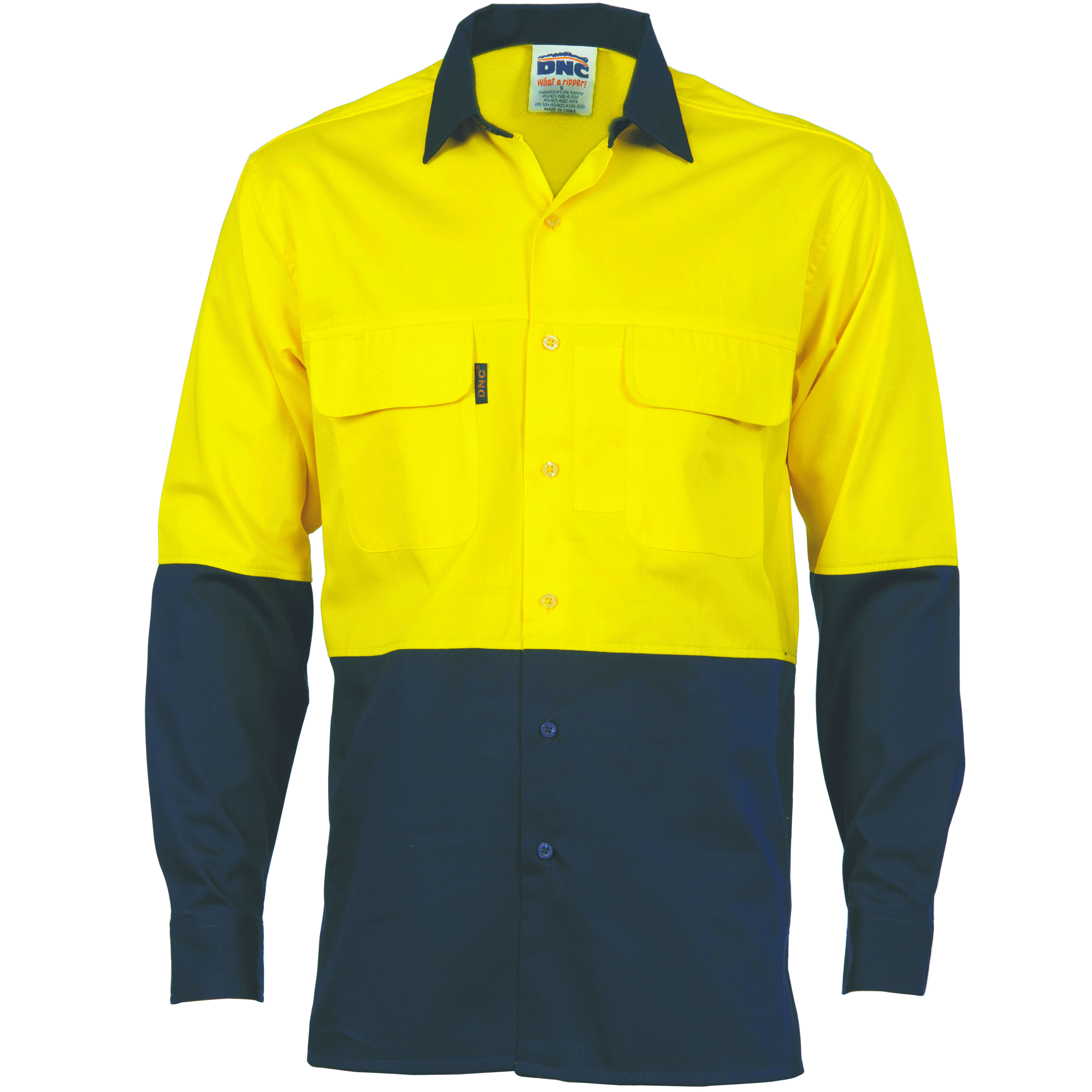 HiVis 3 Way Cool-Breeze Cotton Shirt -
Long sleeve — view 1