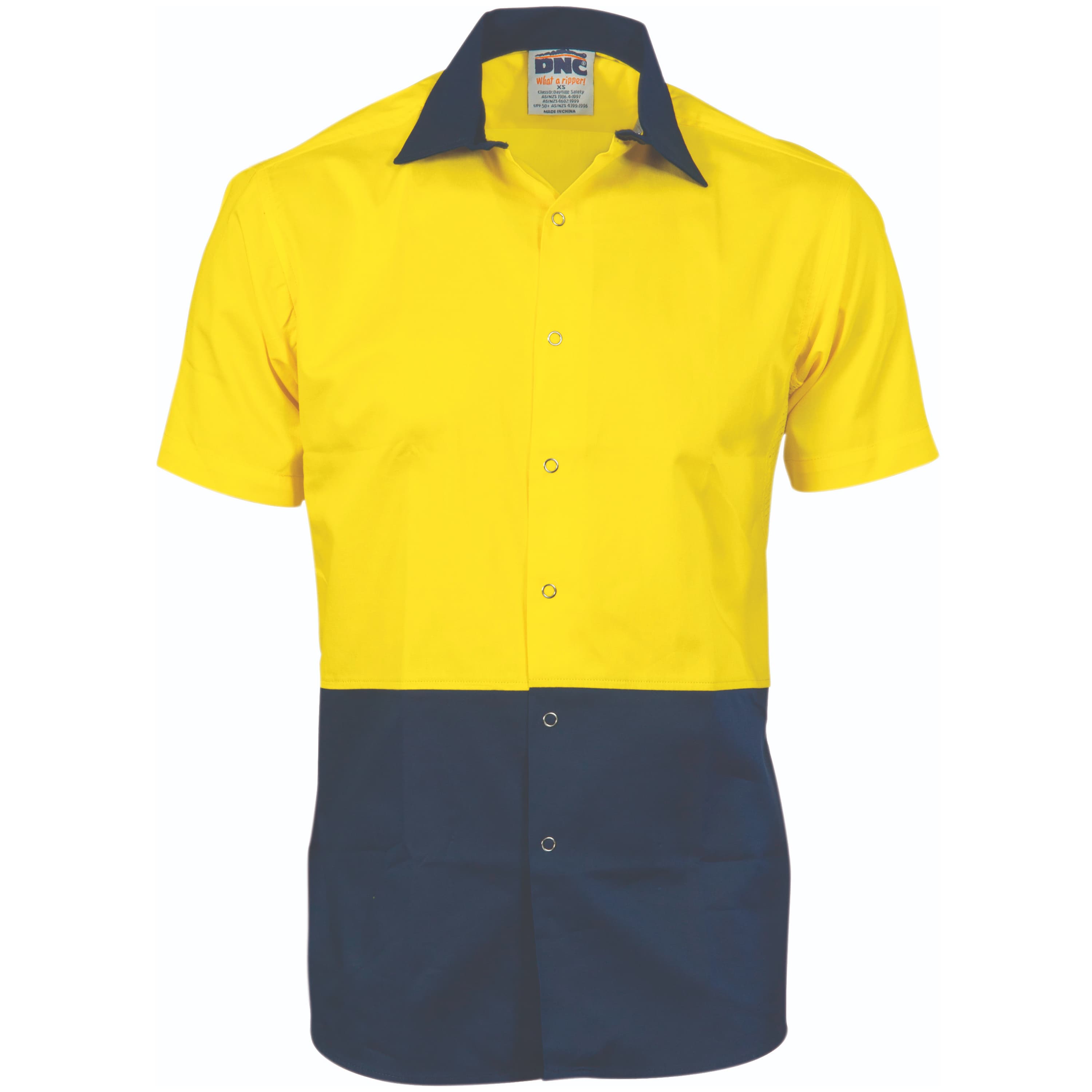 HiVis Cool Breeze Food Industry Cotton Shirt - Short Sleeve — view 1