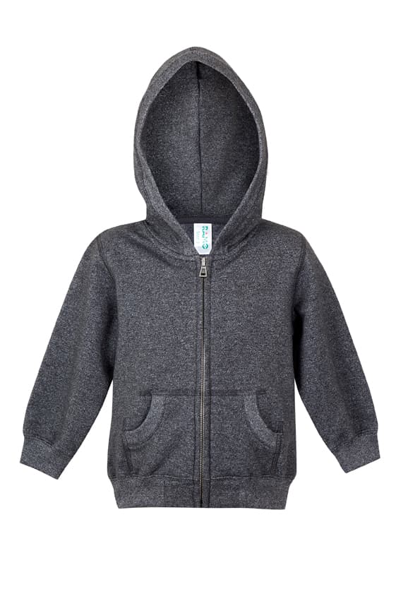 Babies Heather Zip Hoodie — view 1