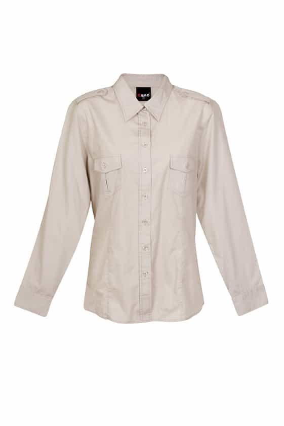 Womens Military Long Sleeve Shirt