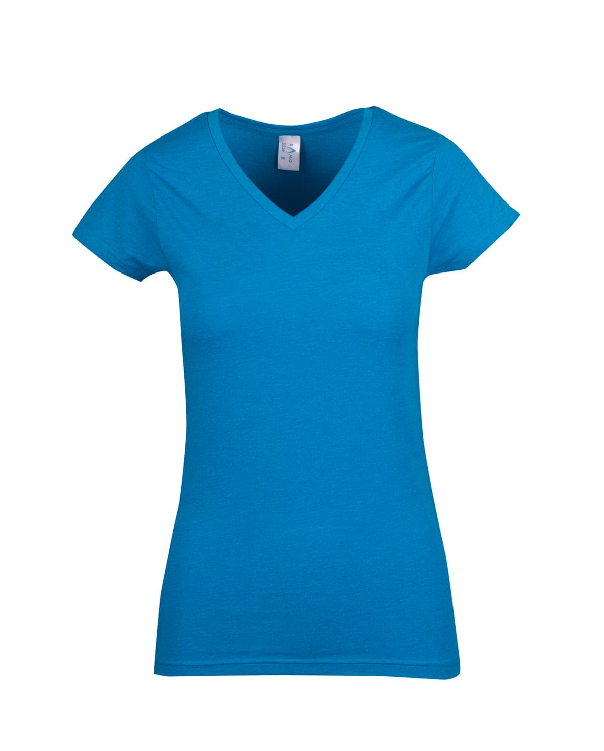 Womens Marl V-neck T-shirt — view 1
